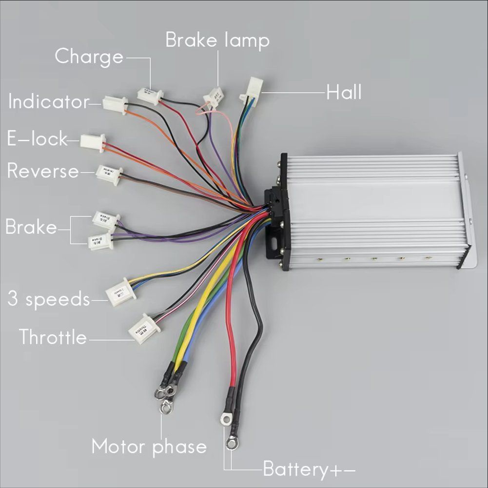Elektronikbauteile: Kontroller mit Hall, 48V 1600-2000W 34A – Gebraucht aus Unterseen von Sekundus 1