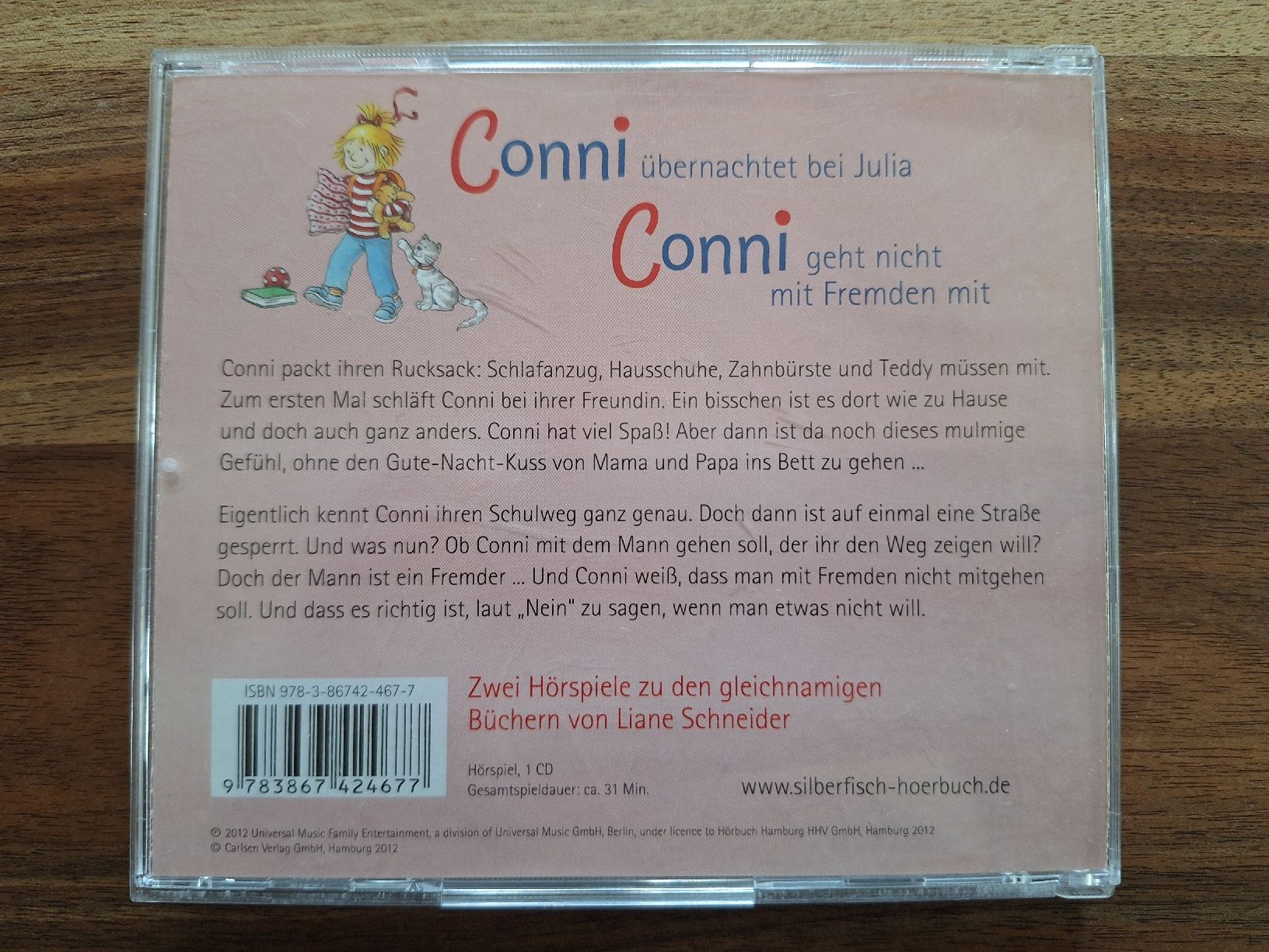 Hörbücher: Conni CD - Conni übernachtet bei Julia – Gebraucht aus Affeltrangen von Salz-Pfeffer 2