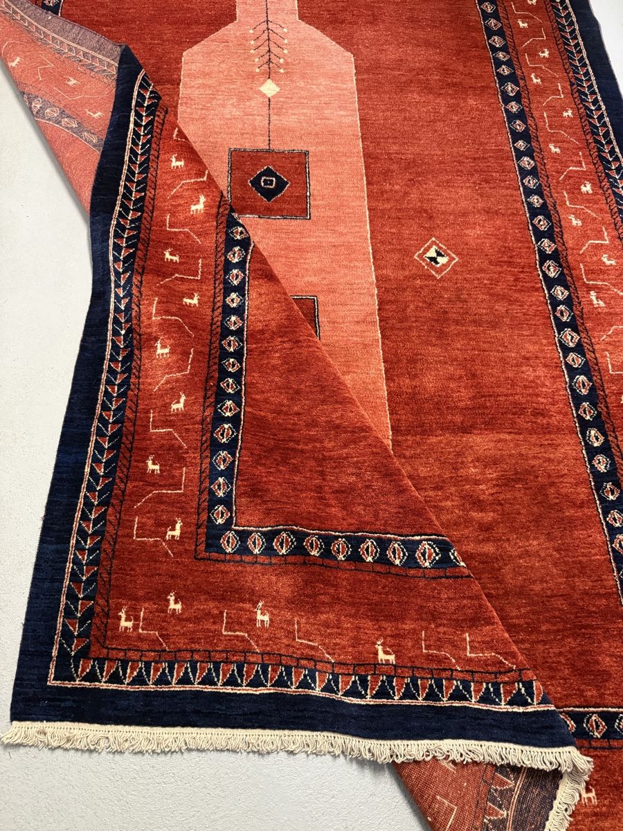 Gabbeh Teppiche: Wunderschöner Perserteppich Gabbeh 287x215.cm – Gebraucht aus Sempach von Star7 6
