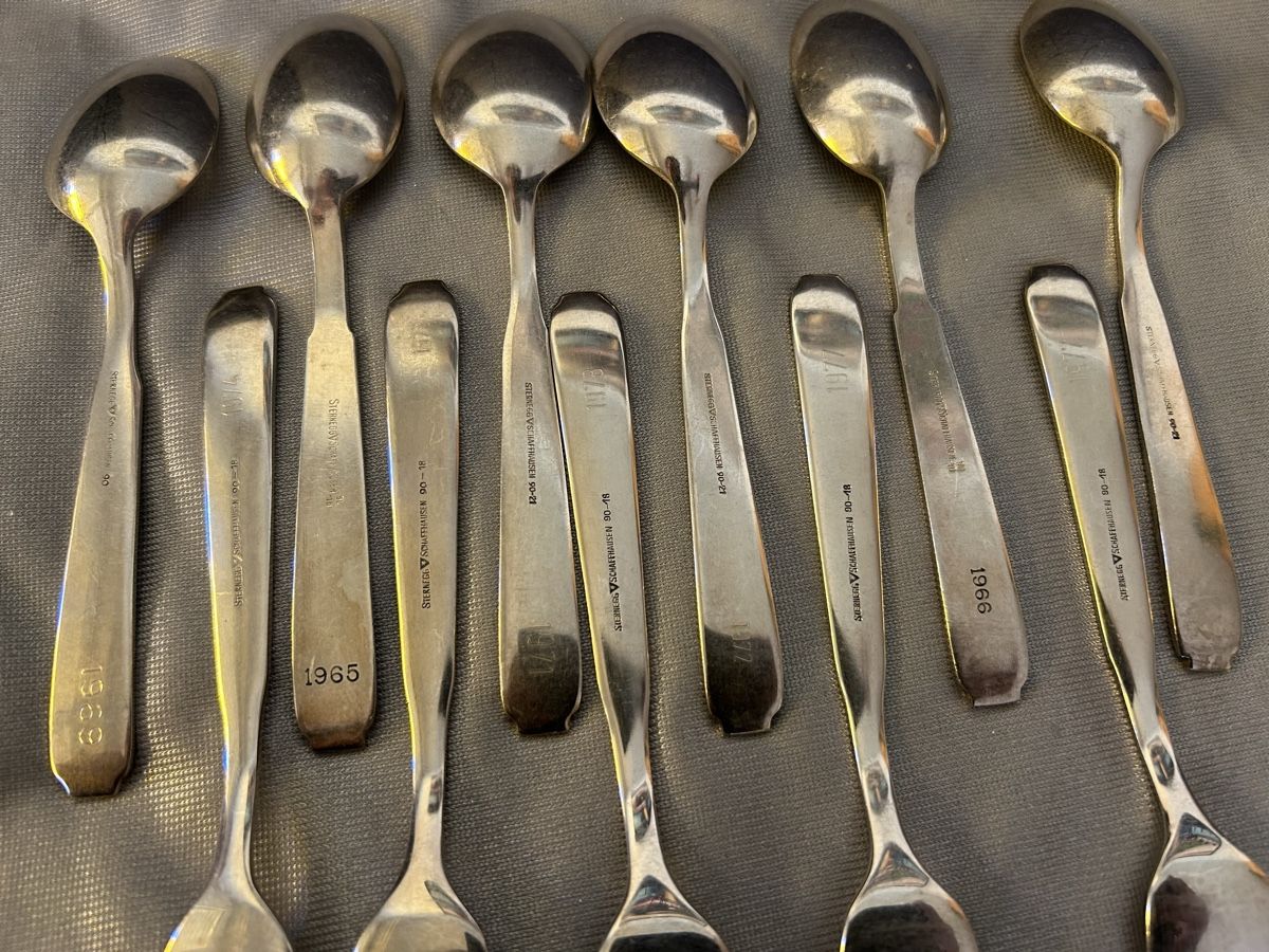 Set di posate: ***11-teiliges Besteck – Usato da Winterthur venduto da stella67 3