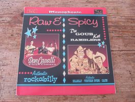 Raw & Spicy Vinyl, Authentic Rockabilly Western Swing Cajun