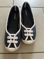 Lacoste Damen Ballerinas, Gr. 37, Dunkelblau, Sommer Schuhe