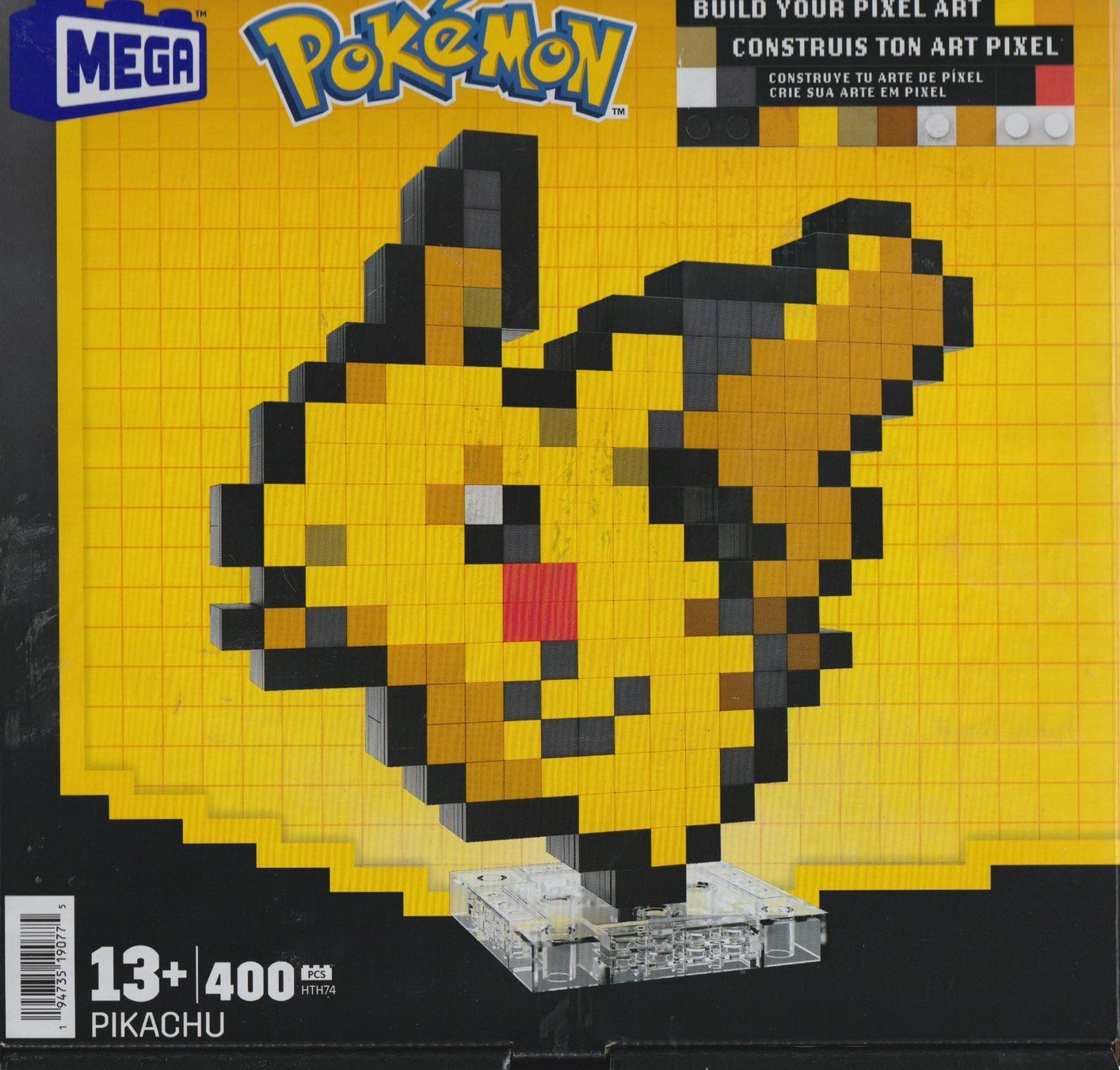 Mega Baukästen: MEGA HTH 74 POKEMON PIKACHU PIXEL ART new 400 bricks – Neu und originalverpackt aus Vezia von Aquarius_Age