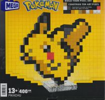 MEGA HTH 74 POKEMON PIKACHU PIXEL ART new 400 bricks