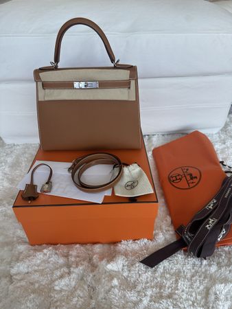 Hermès Kelly  mit Zubehör!Neu