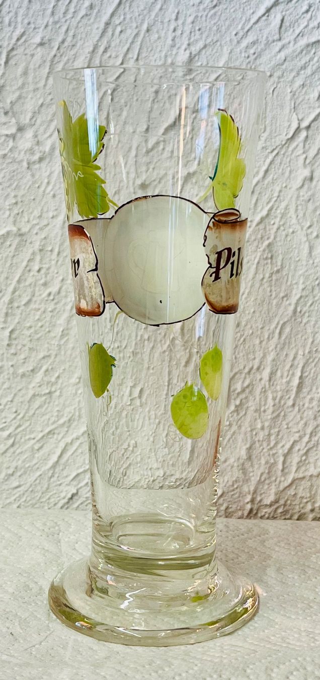 Bicchieri: Bierglas mit Emaillemalerei – Usato da Kandergrund venduto da honey-art_and_more 7