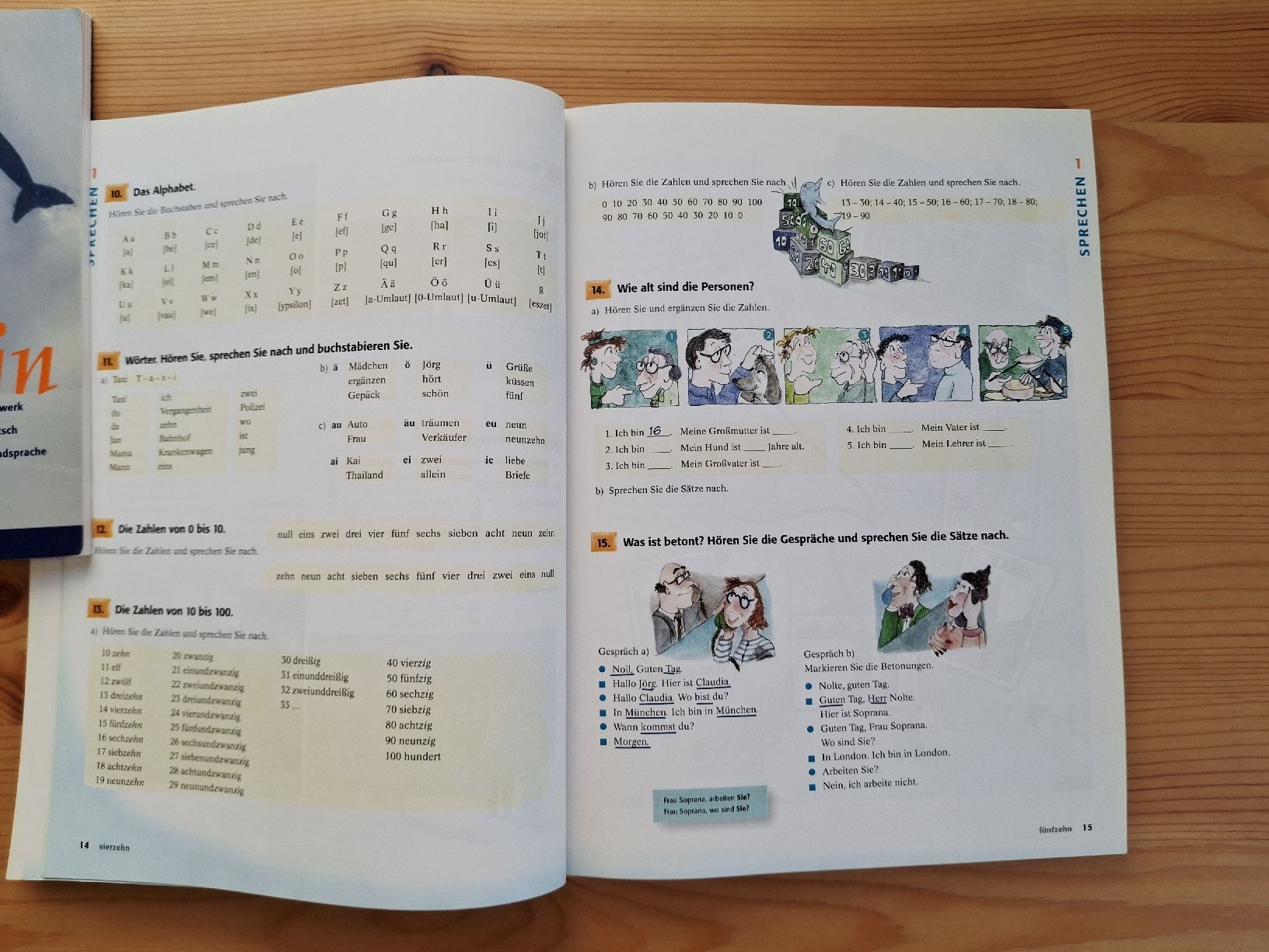 Libri: Delfin Lehrbuch Teil 1, Deutsch A1 – Usato da Zürich venduto da wildflower26 2