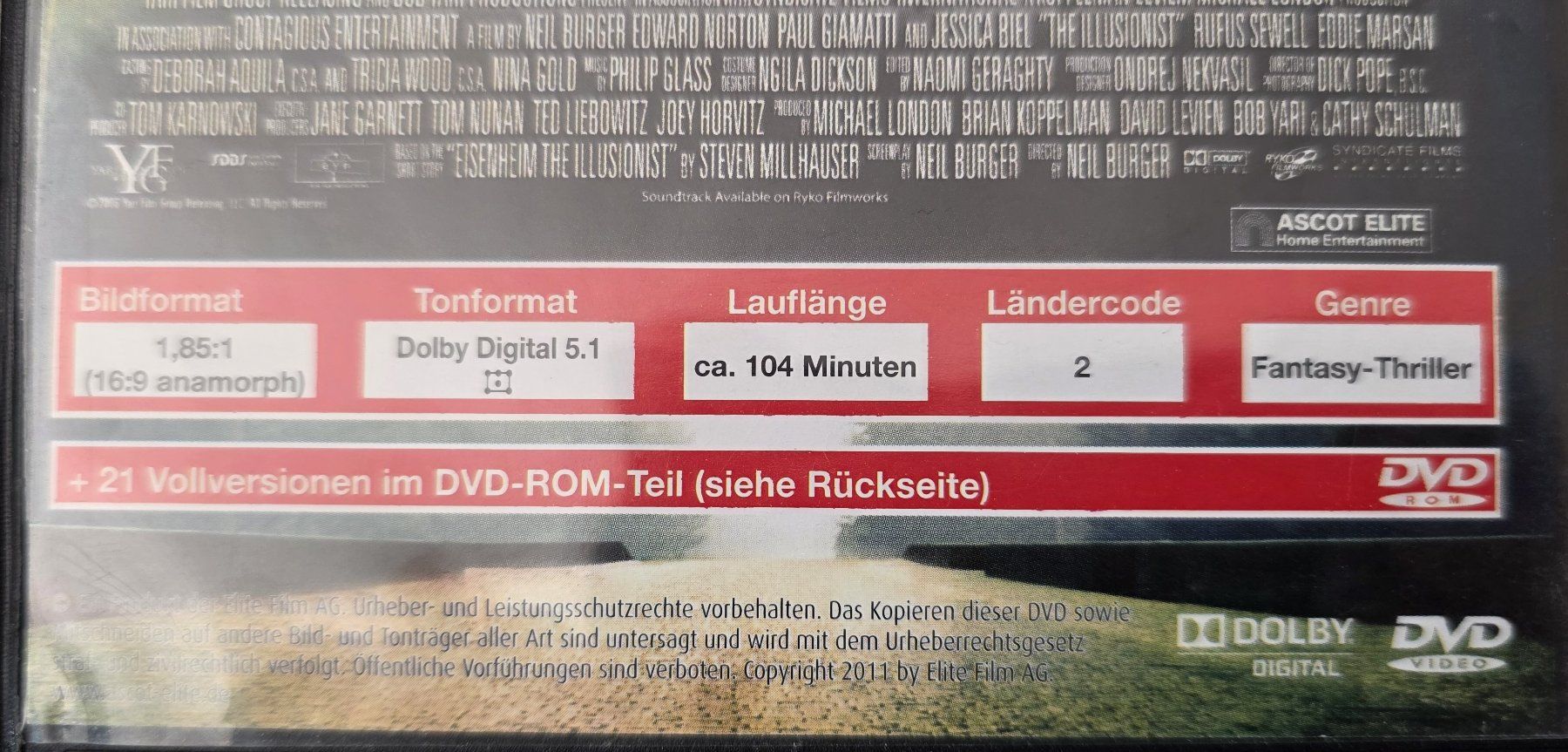 Tutti i DVDs: DVD The Illusionist – Usato da Oetwil am See venduto da fineli2 1