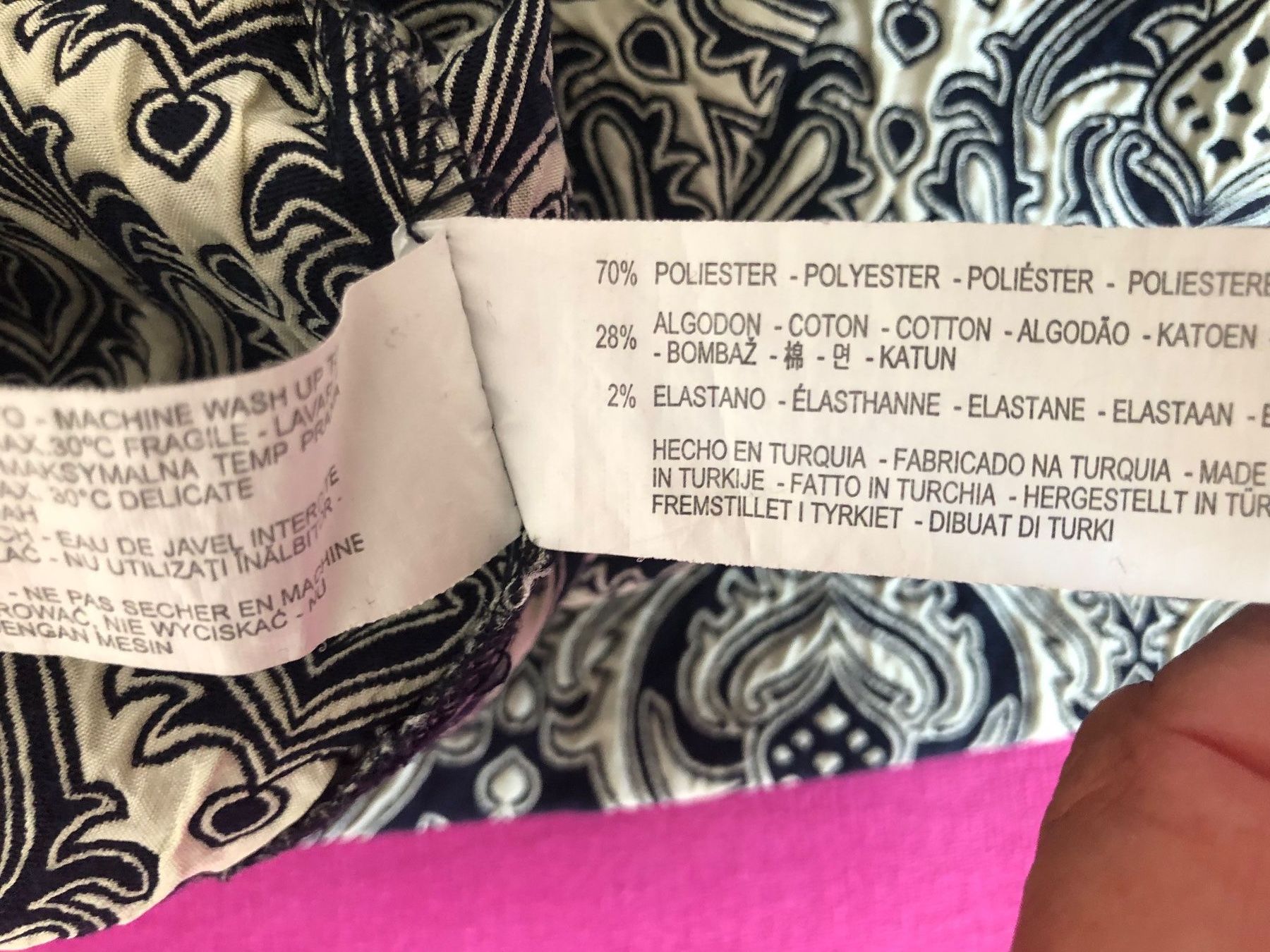 Zara Vestiti: ZARA KLEID, GR. S, GERADER SCHNITT, ORIENT. MUSTER – Usato da Zürich venduto da rolo66 6