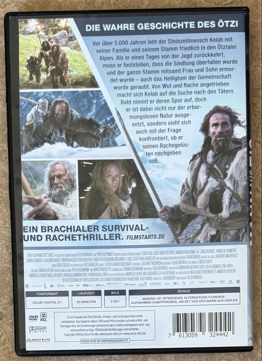 Tutti i DVDs: DER MANN AUS DEM EIS – Nuovo (secondo la descrizione) da Dietikon venduto da AndreaSch01 1