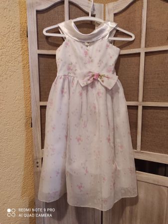 Festkleid/ Blumenmädchen/ Hochzeitskleid Gr.128 🕊️