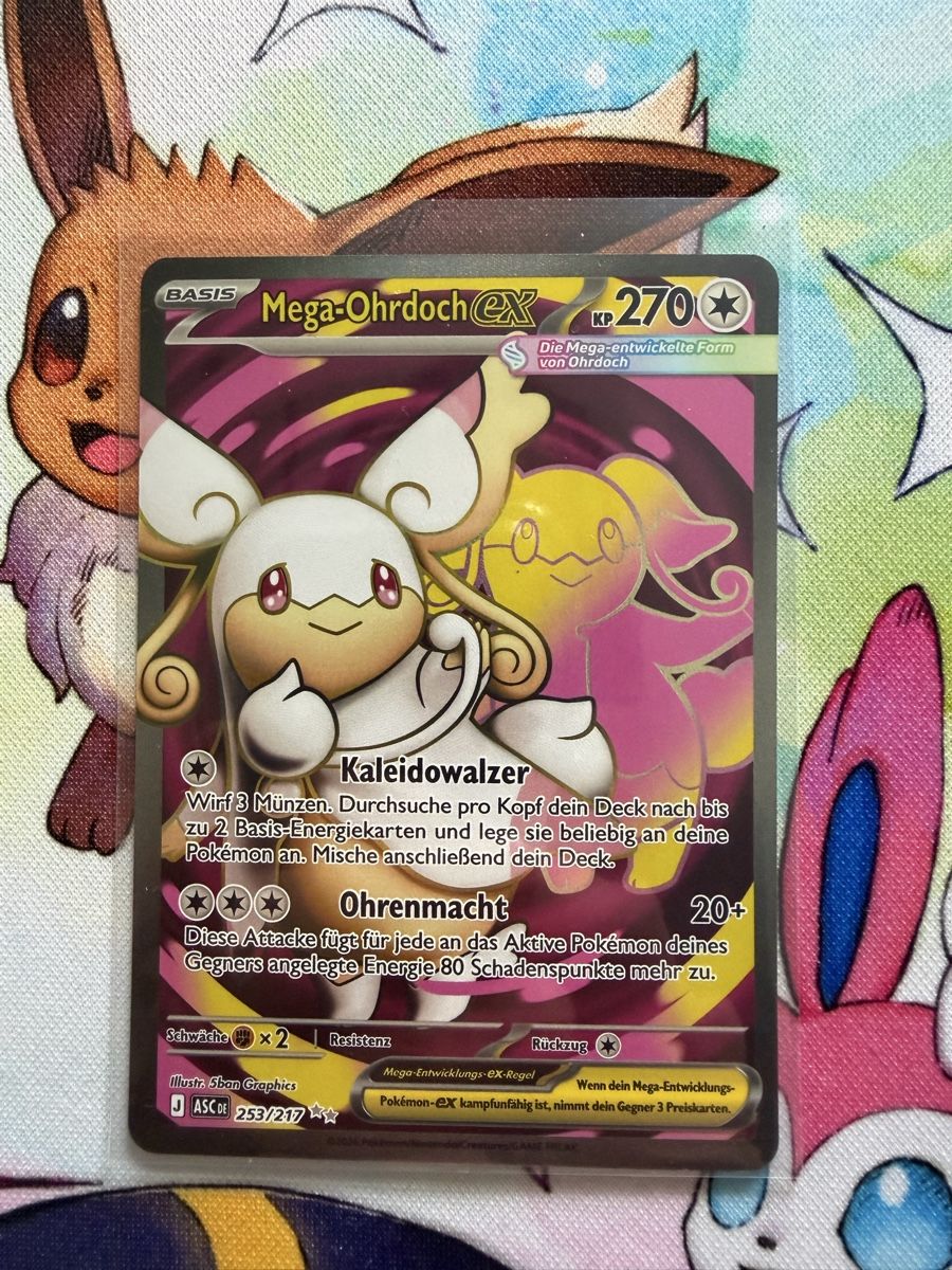 Pokémon Carte collezionabili: Pokemon Mega-Ohrdochex 253/217 ASC – Usato da Grindelwald venduto da TSG-G-Town