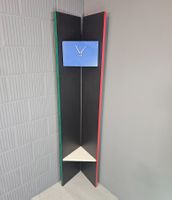 HATFIG Eckmöbel Uhr by Tord Bjoklund for IKEA 1980s Rarität