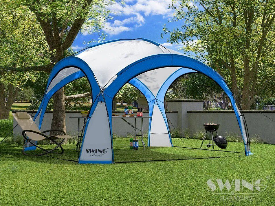 Tentes & Pavillons: LED Event Pavillon 3,60 m Blau – Neuf avec emballage d'origine à Bottighofen par zaap 1