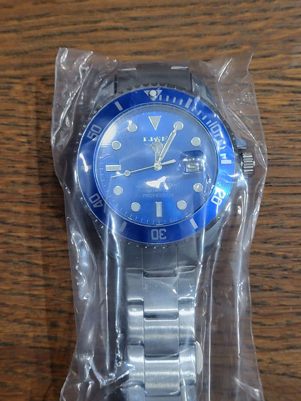Uhren: Armbanduhr blau, LIGE – Neu (gemäss Beschreibung) aus Uster von gurust 4