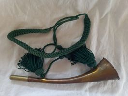 Cor ancien de chasse en laiton