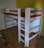 Flexa Hochbett inkl. Matratze, Lattenrost & Nachttisch