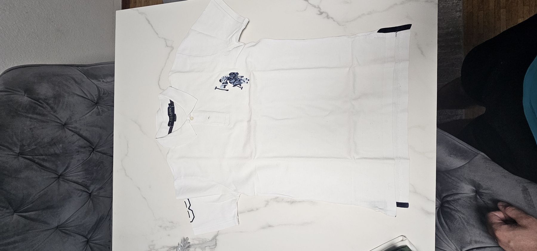 US Polo Magliette Polo: Polo blanc U.S. Polo Assn. S – Usato da Collex venduto da Chel1200