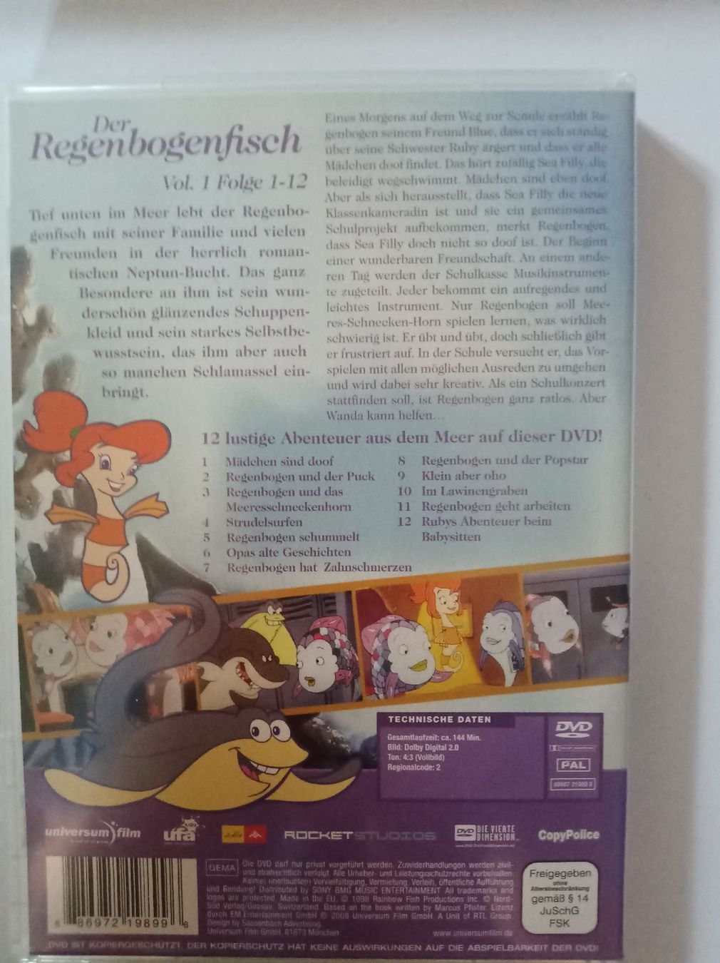 Tutti i DVDs: Der Regenbogenfisch  DVD Vol.1 – Usato da Tann venduto da Veebee6 1