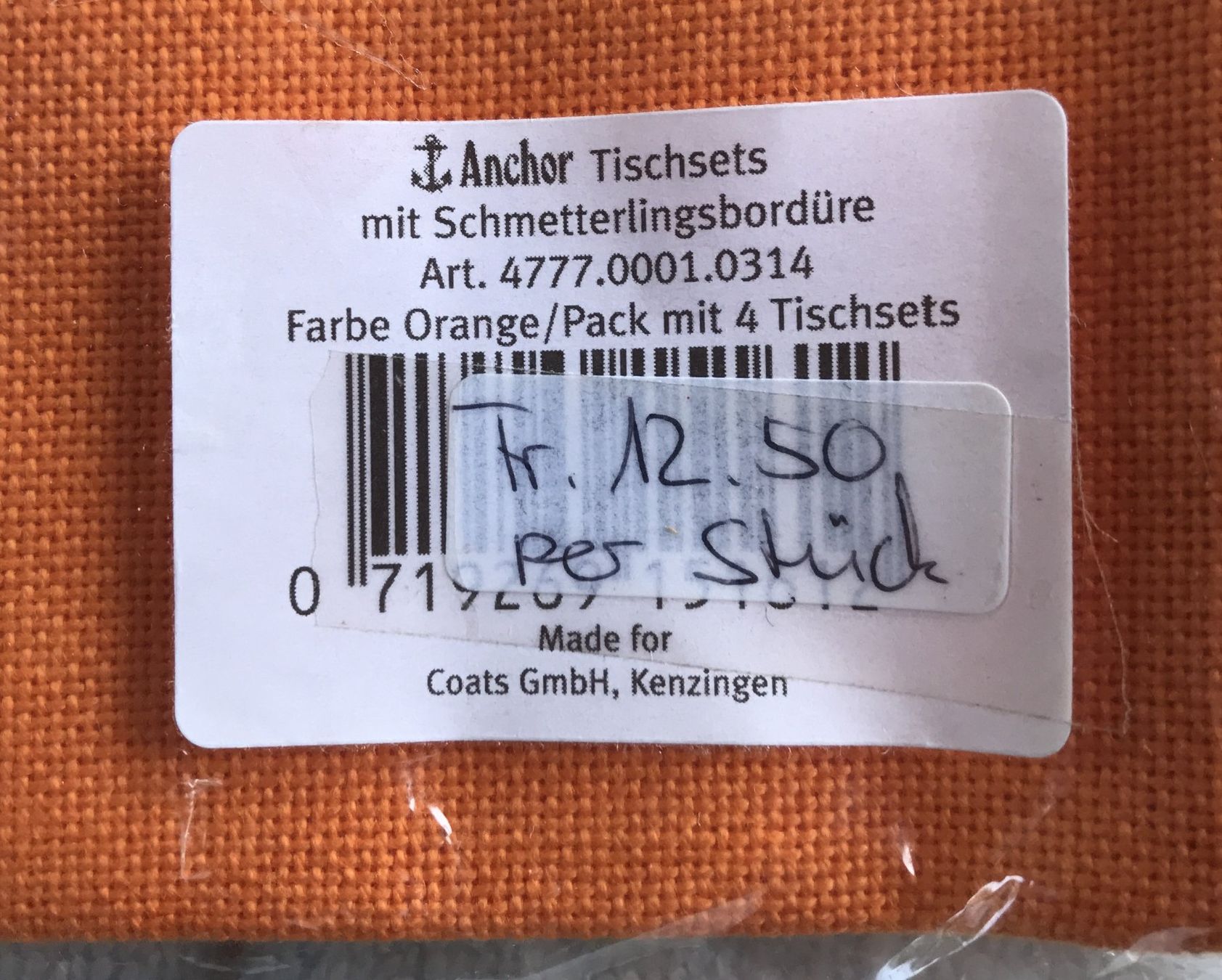 Set di tavolo e panche: 4 TISCHSETS NEU & ORIGINALVERPACK – Nuovo e nell'imballaggio originale da Ostermundigen venduto da Kari1937 1
