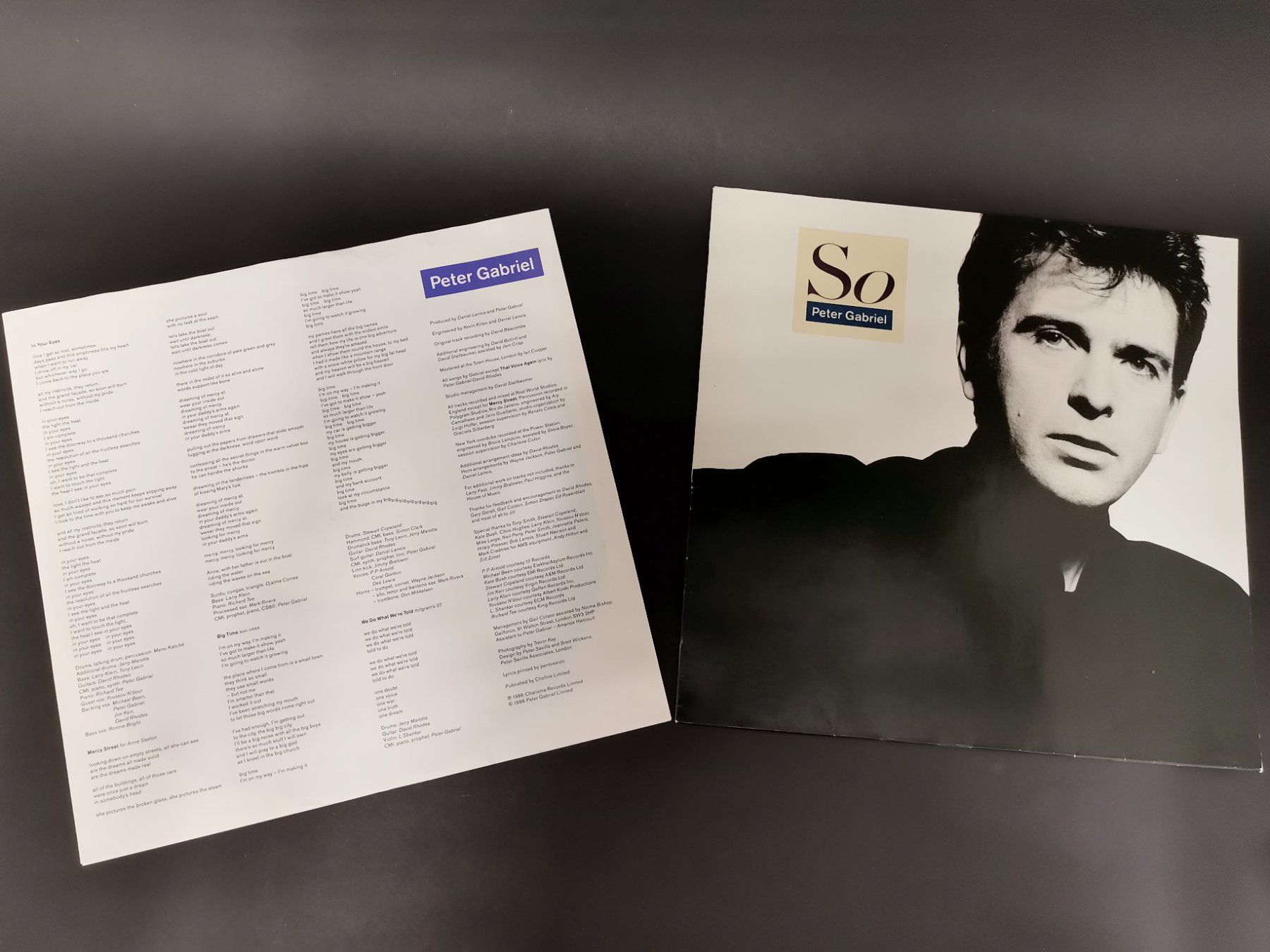 Dischi in vinile: PETER GABRIEL Album "So" Schallplatte Vinyl – Usato da Schaffhausen venduto da Restwert_SH 3