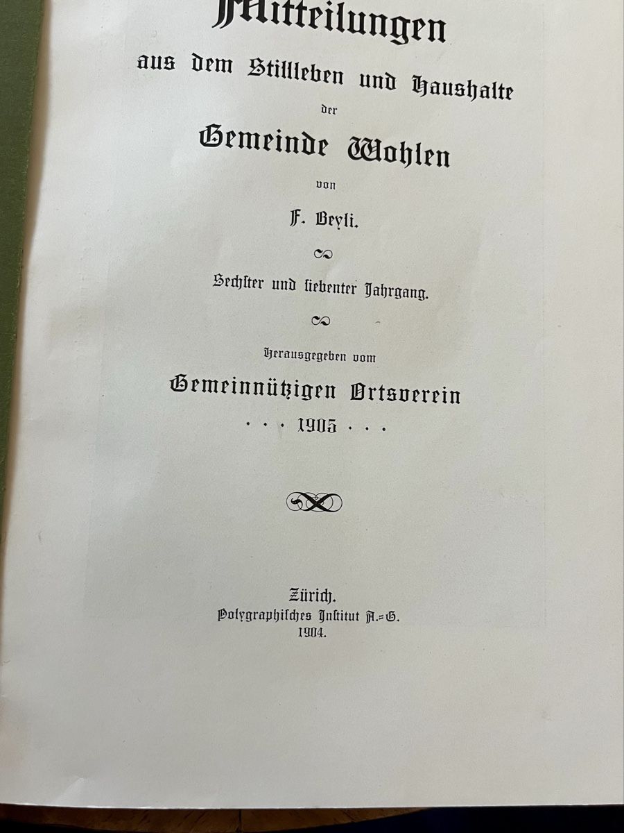 Bücher: 5610  Wohlen – Gebraucht aus Hermetschwil - Staffeln von Juergso 1