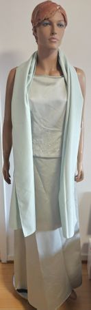 Neues Abendkleid Grösse 13 / 38, mintgrün
