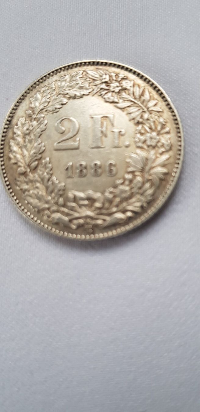 Tutti le monete: 2 Franken 1886 Schweiz – Usato da Dällikon venduto da Toyfan 4