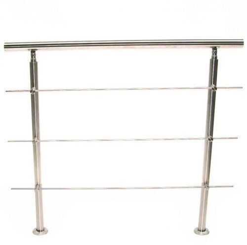 Ringhiere: 57202 - Edelstahl Treppengeländer 80cm - 3 Querstreben – Nuovo e nell'imballaggio originale da Wallenwil venduto da toesstal-vertrieb 7