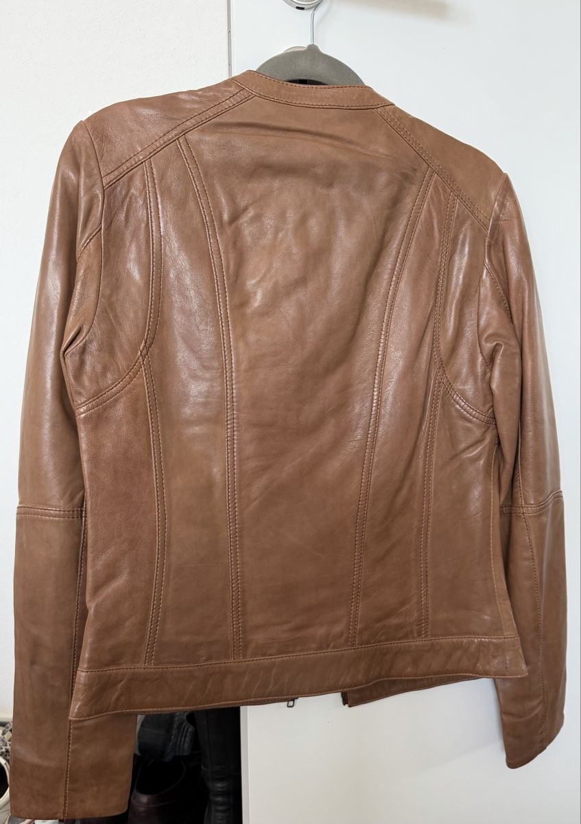 Nafnaf Giacche: Neue Lederjacke von Naf Naf, Grösse 36 – Nuovo e nell'imballaggio originale da Zürich venduto da Sunset69 3