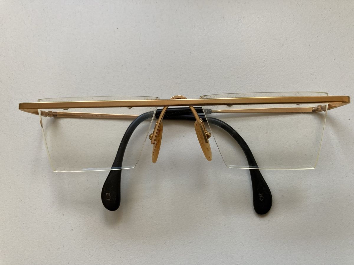 Brillen & Gläser: Brille Goldfassung 14 cm – Gebraucht aus Zuchwil von Mauz2