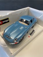 Miniature : JAGUAR E COUPÉ 1961 BBURAGO 1/18, avec boîte