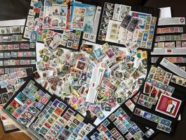 Alte Briefmarkensammlung weltweit was grosses Konvolut  lot 