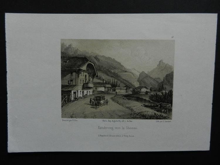 Incisioni: Kandersteg Gemmi von Ritz – Usato da Risch venduto da Rischli15