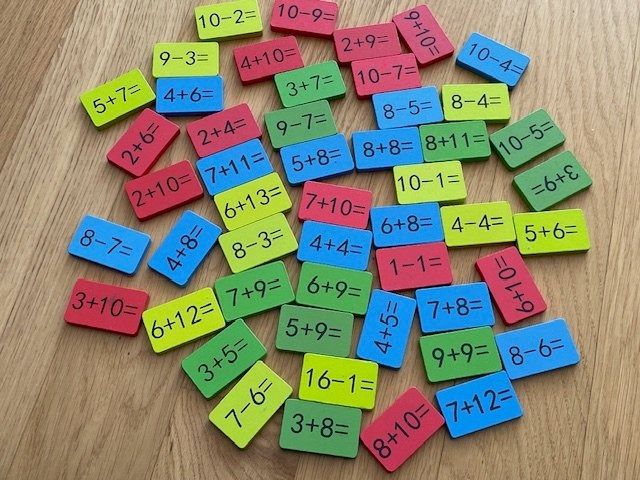 Holzdomino Set 50 tlg. Rechnen bis 20 (Gebraucht) in Zürich für CHF 9