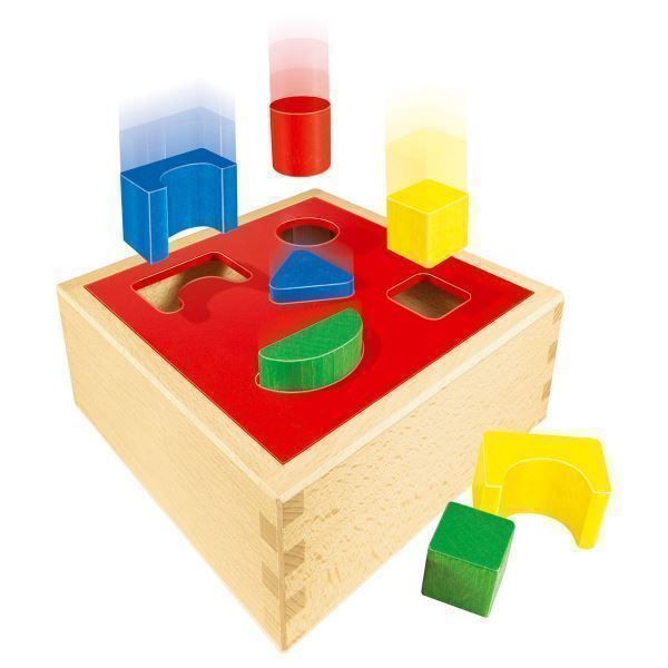 Giocattoli: Puzzle-Sortierbox, Bausteine, Holzspielz – Nuovo e nell'imballaggio originale da Amden venduto da Zeitraum