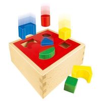 Puzzle-Sortierbox, Bausteine, Holzspielz