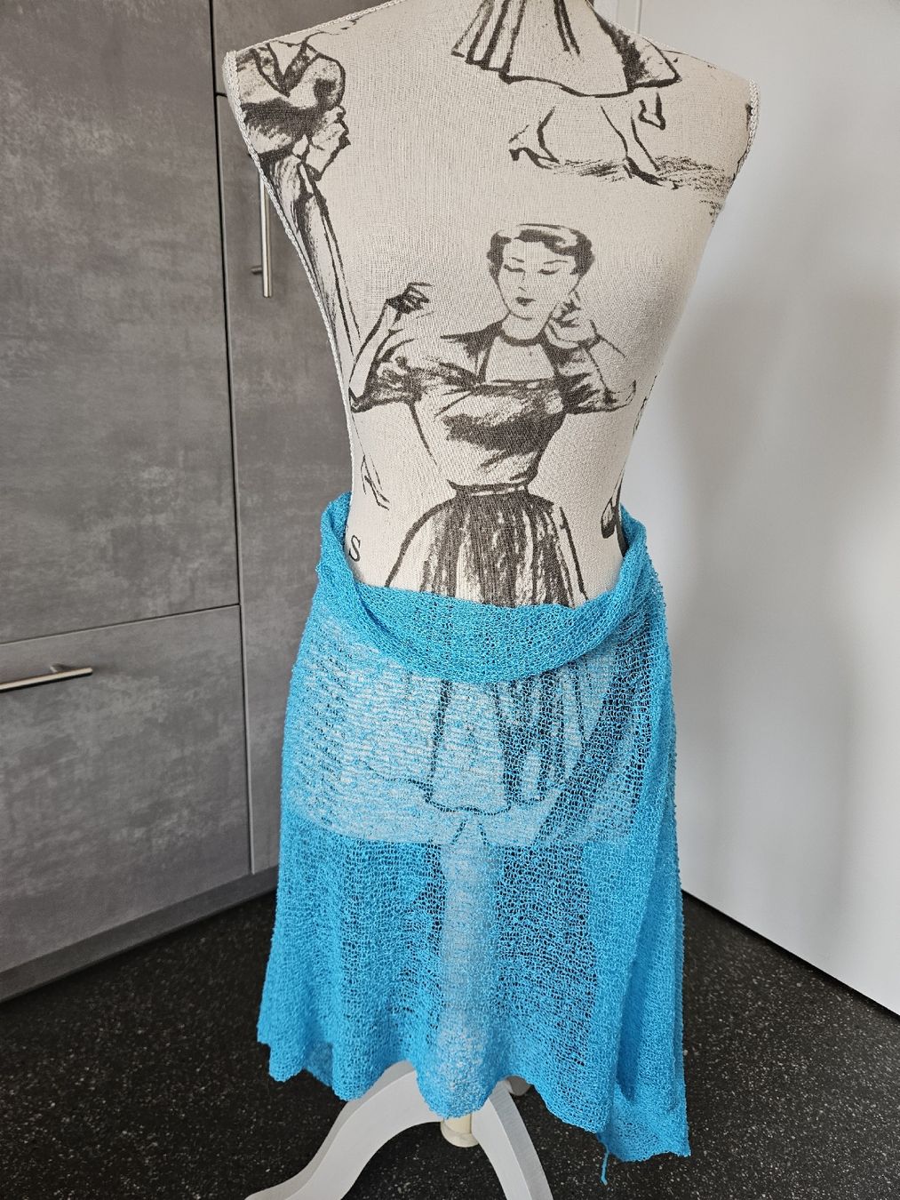 Foulards, Tücher & Schals: Top Türkis Sommer Boho Schal Jupe – Neu (gemäss Beschreibung) aus Anwil von tamoos 2