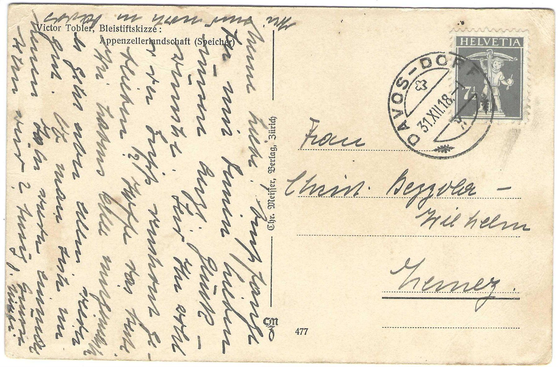 Cartes postales: Speicher – D'occasion à Wildhaus par Brunphil 1