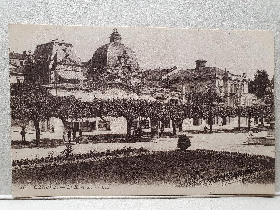 Ansichtskarten: GENÈVE -  Le Kursaal – Gebraucht aus Delémont von Domdom1