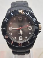 Schwarze Unisex-Quarzuhr – Sportlicher Stil ⌚️