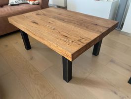 Klubtisch Wildeiche Massivholz