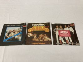 ABBA Singles Schallplatten Konvolut, Rarität aus den 70er