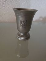 Zinn Becher PEKA mit Wappen Motiv guter Zustand
