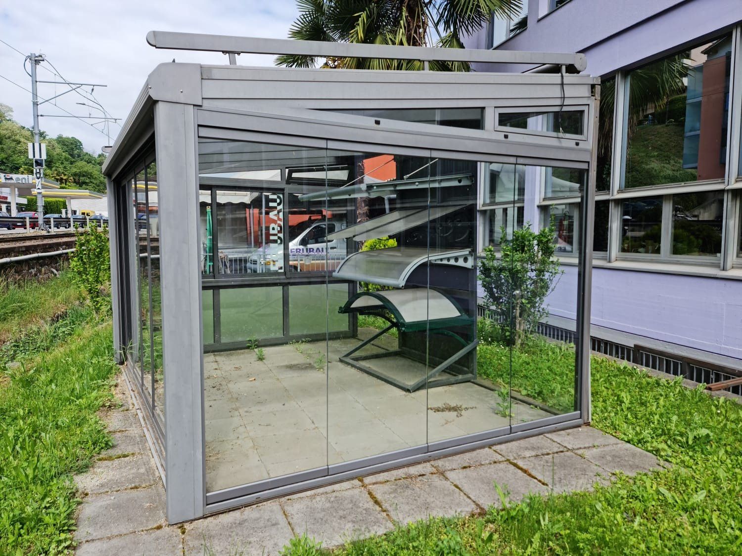 Cabanes de jardin & serres: Veranda in alluminio – D'occasion à Caslano par ffr_5zkv 2