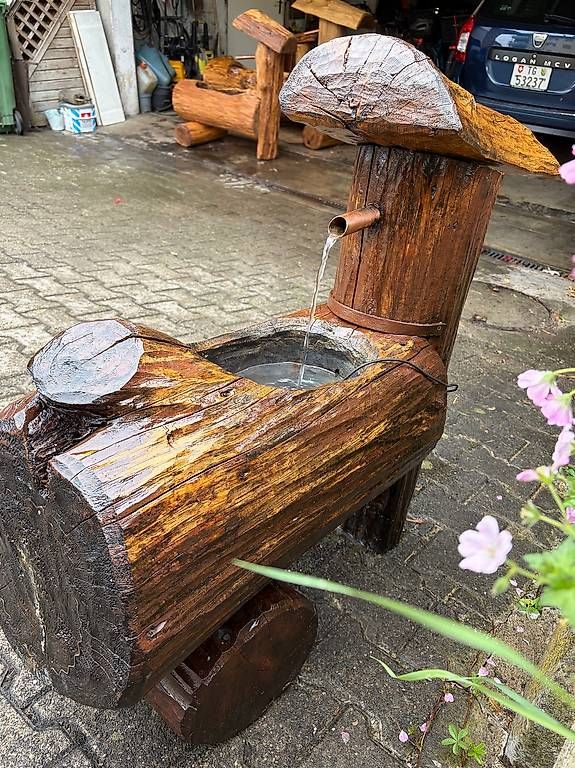 Teiche & Zierbrunnen: Holzbrunnen, Gartenbrunnen, evt. Blumentrog – Gebraucht aus Tägerwilen von waleichen 1