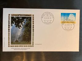 CH 1982 FDC IntVereinigung Wasserversorgungen Ortsstempel ZH