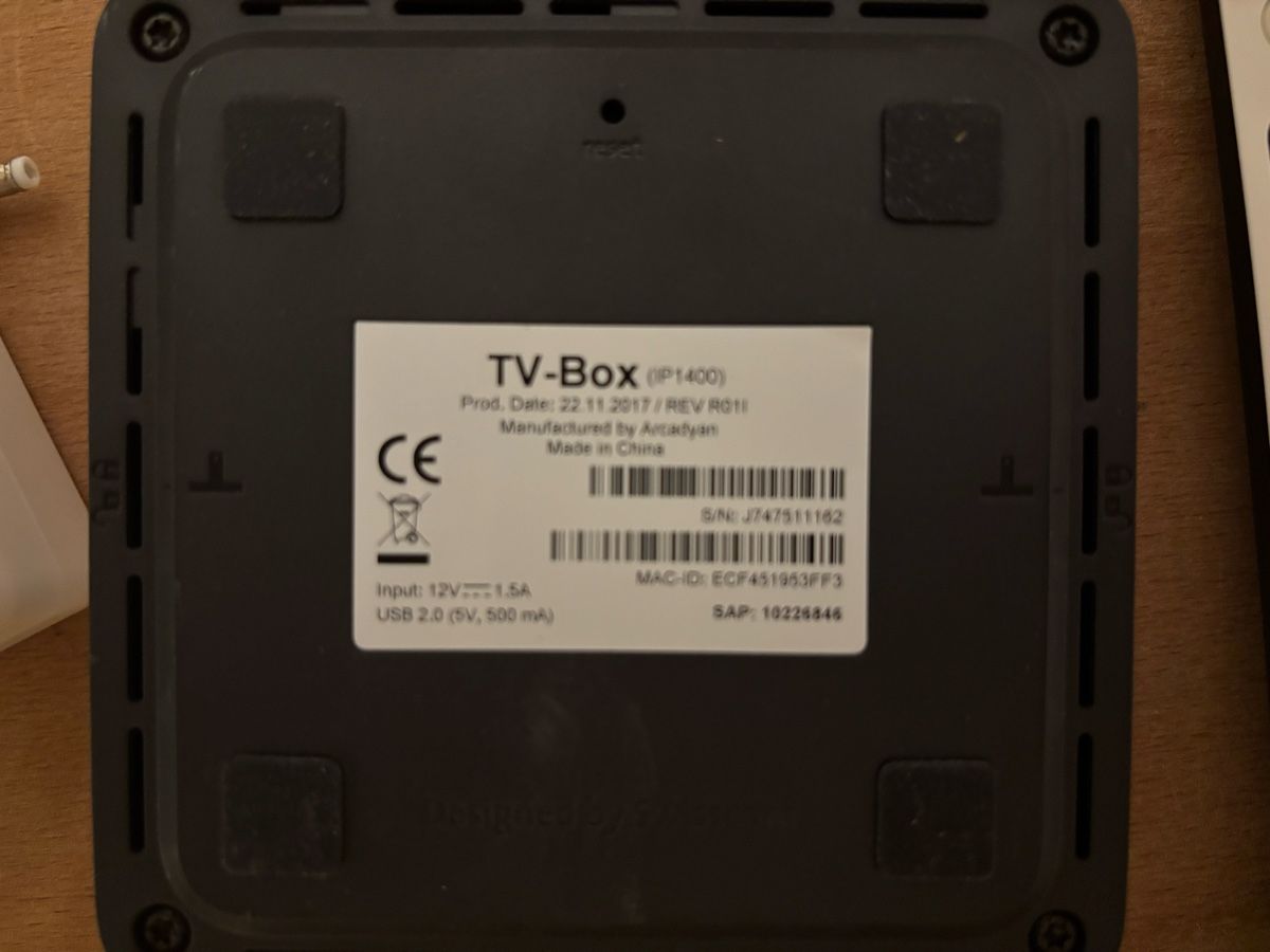 Swisscom Audio- & Mediensysteme: Swisscom TV Box – Gebraucht aus Ebertswil von Knuet 2