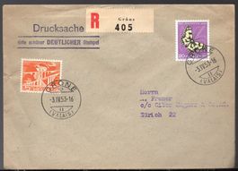 GRONE, 3.IV.53   R - Brief  Drucksache