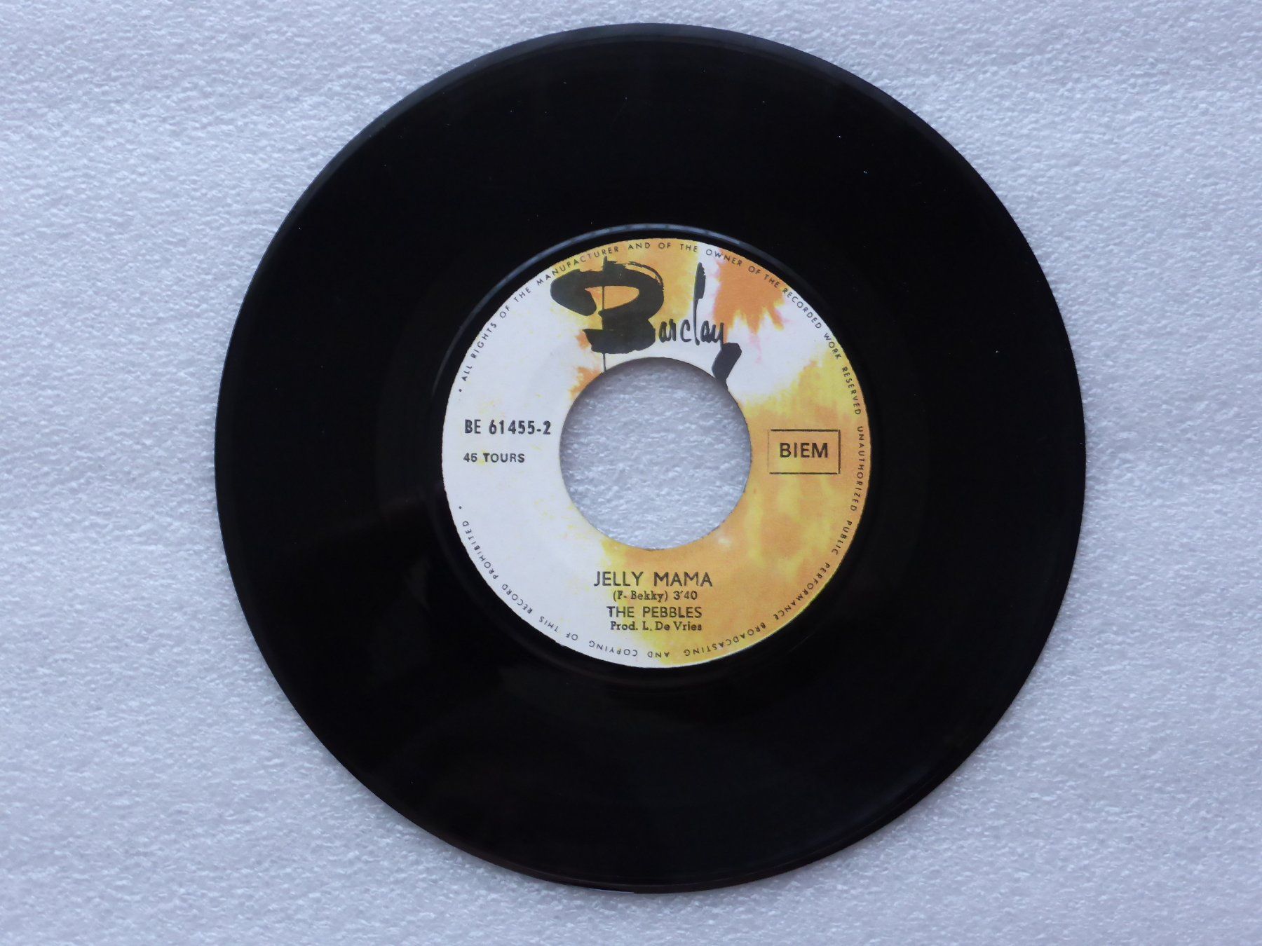 Dischi in vinile: Vinyl Single   THE PEBBLES – Usato da Küssnacht am Rigi venduto da Mondkinder 2